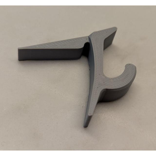 Stubby Version - Tesla Sunglass Holder 3D model thumbnail