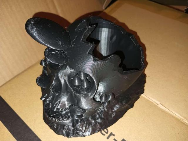 Mushroom Skull Jar remix 3D model thumbnail