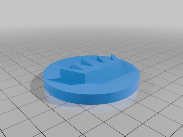 Crown Coin 3D model thumbnail