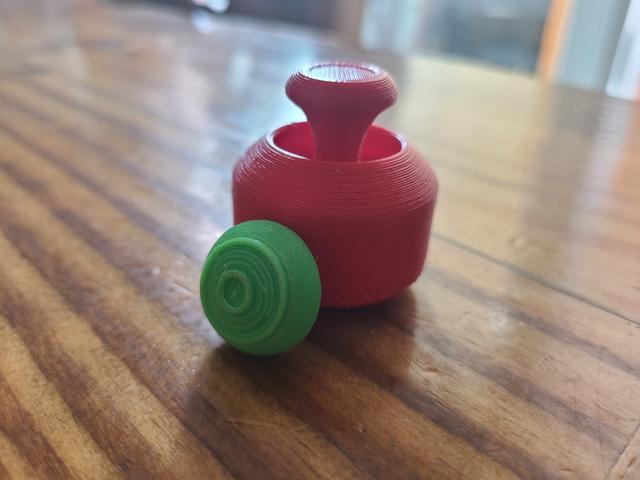 Joy stick fidget grip 3D model thumbnail