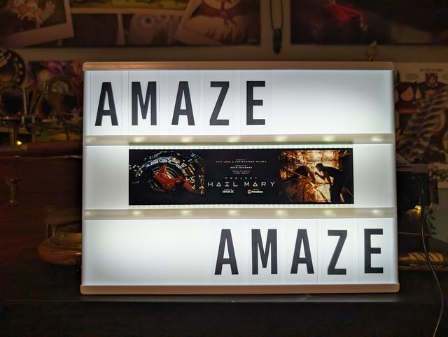 70mm Film Strip Light Box Display Modification 3D model thumbnail