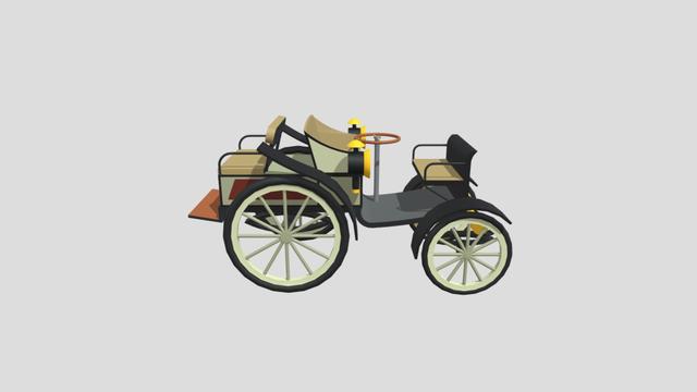 Benz Vélo 1898 for 3D-printing 3D model thumbnail