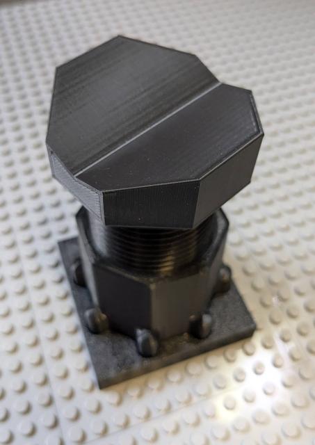 Adjustable Height Support - Prism 3D model thumbnail