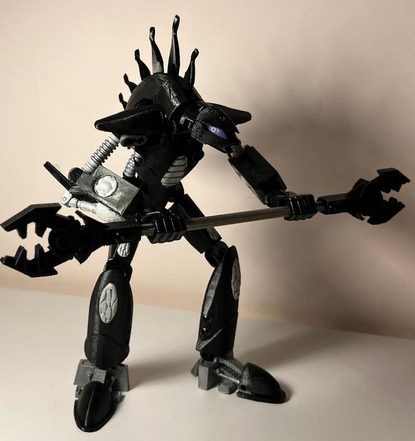 Bionicle Movie Rahkshi 3D model thumbnail