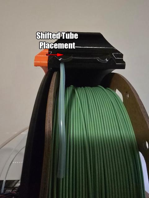 Cardboard Reel Friendly Buffer Door (Core One MMU) 3D model thumbnail