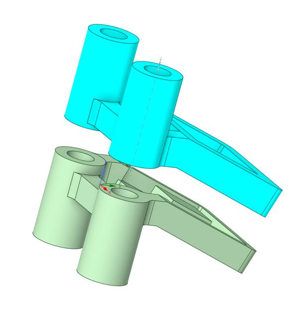 MARK4 V2 10inch (Aliexpress clone) GPS MATEKSYS M10Q-5883 (20mm x 20mm) mount 3D model thumbnail