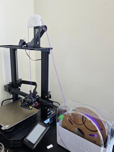 Side Entry filament guide Vertical Remix 3D model thumbnail