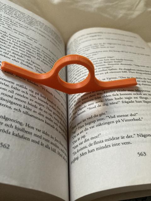 Thumb Book Holder 3D model thumbnail