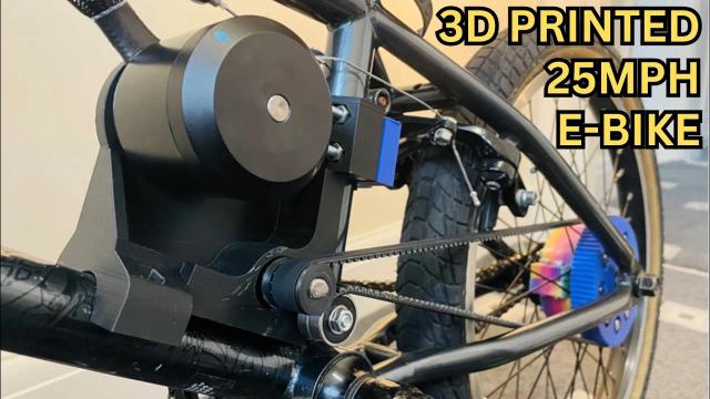 Skateboard Motor 3000W Midrive Ebike 3D model thumbnail