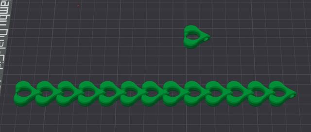 @M4NU 200mm Heart Bracelet Remixed for Softer Point 3D model thumbnail