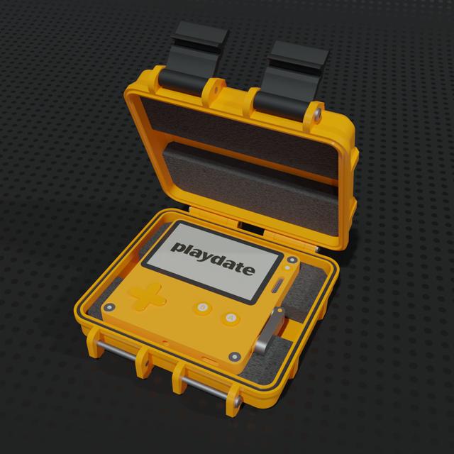 Playdate Rugged Box 3D model thumbnail