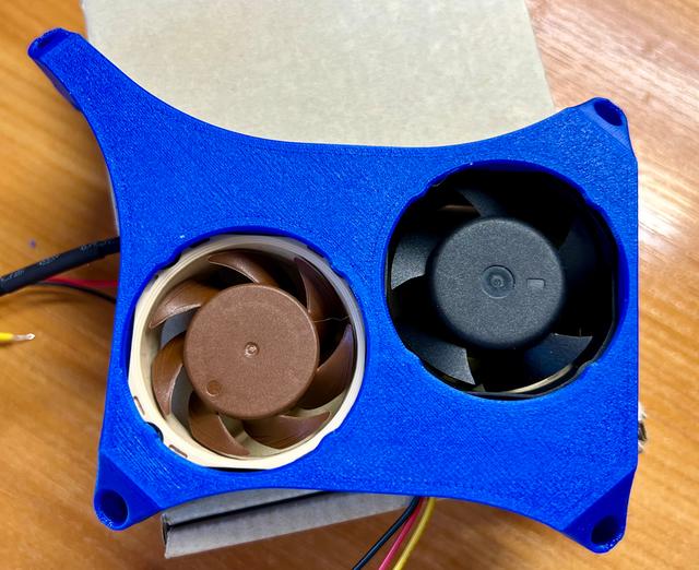 Creality K1 Series Double Fan Mount V2 3D model thumbnail