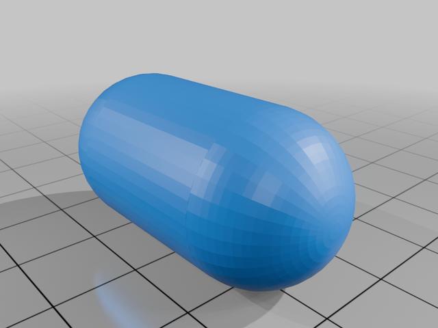Pill 3D model thumbnail