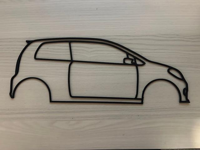 Skoda citigo Wall Art 3D model thumbnail