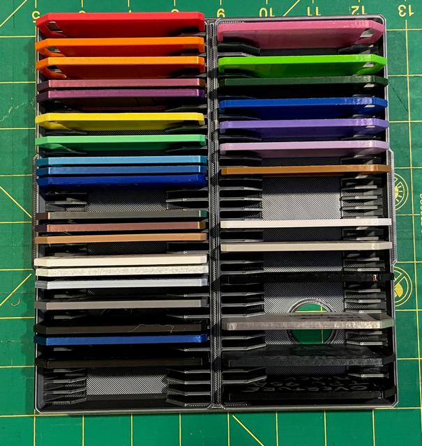 Filament Swatch Sample Holder - MultiBoard 3D model thumbnail