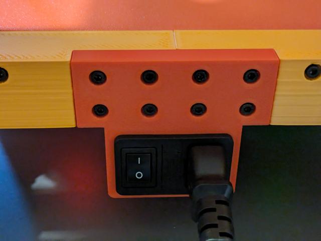 C14 power socket mount for The 100 3D model thumbnail
