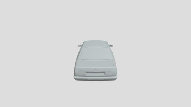 Mercedes-Benz W126 560SEC for 3D-printing 3D model thumbnail