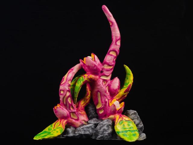 Tabletop plant: "Tentacle Tendril Plant 1" (Alien Vegetation 59) 3D model thumbnail