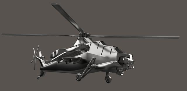 Rooivalk 3D model thumbnail