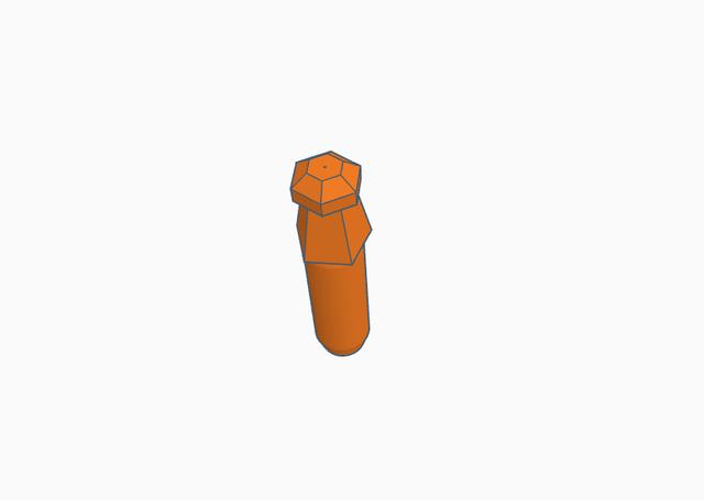 MOTU Origins Waist and Shoulder Peg 3D model thumbnail