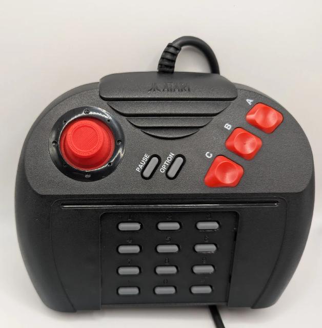 Atari Jaguar Controller - Improved DPad and Thumb Stick 3D model thumbnail