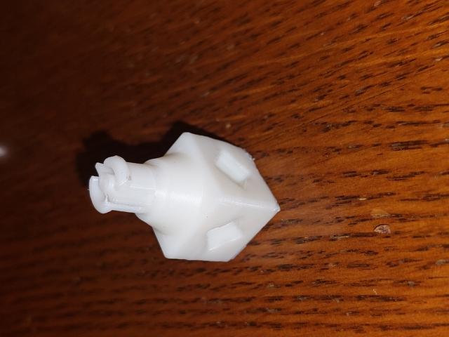 Print-A-Blok 608 bearing axle 3D model thumbnail
