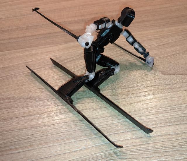 Dummi 13 Ski set 3D model thumbnail