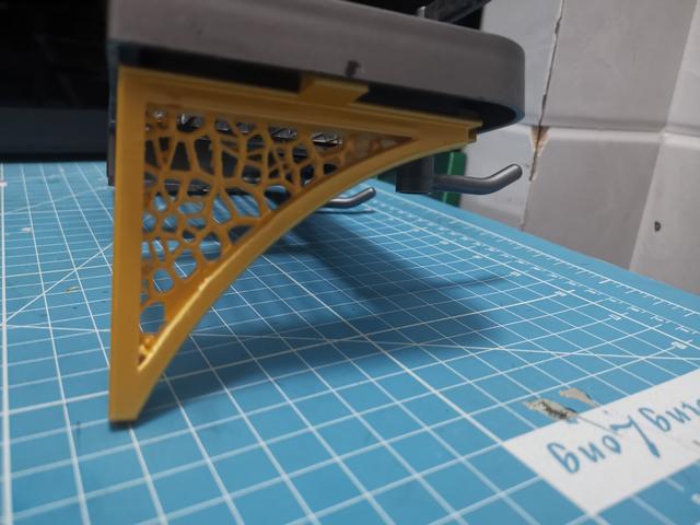 Custom Shower Shelf  Bracket 3D model thumbnail