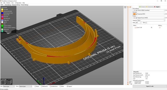 RC3 Covid-19 with Prusa Cover 3D model thumbnail