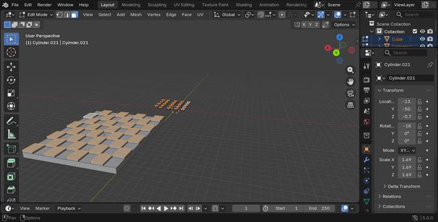 checkers game 3D model thumbnail