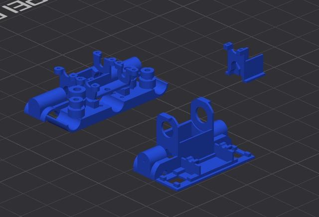Powered Trucks in TT scale 3D model thumbnail