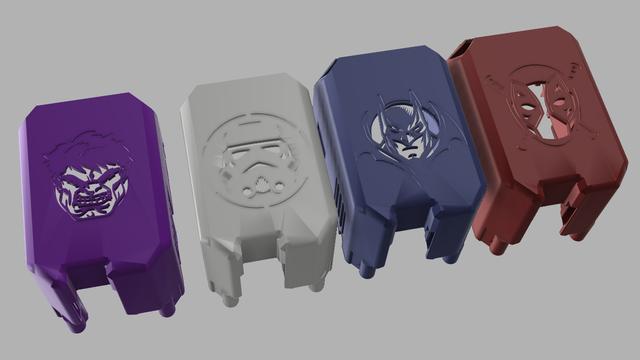 Centauri Carbon Toolhead Cover Nerd Edition 3D model thumbnail