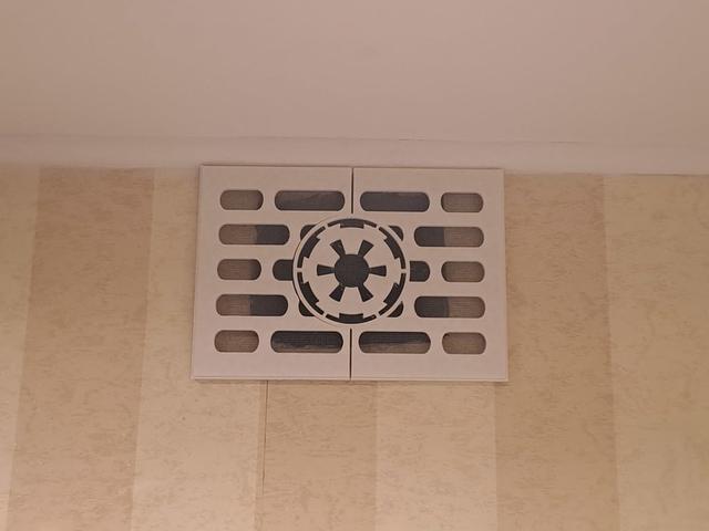 Star Wars Empire ventilation grille 3D model thumbnail