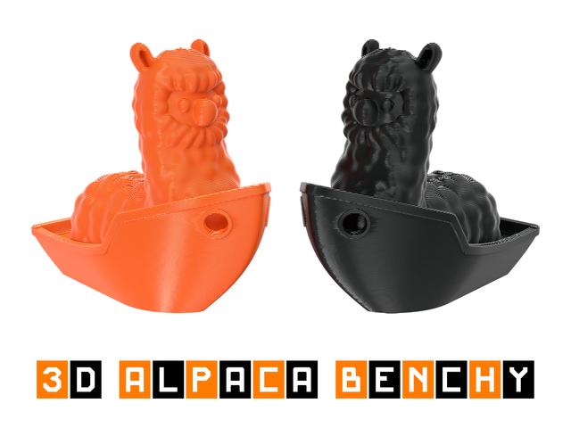 3D alpaca benchy 3D model thumbnail