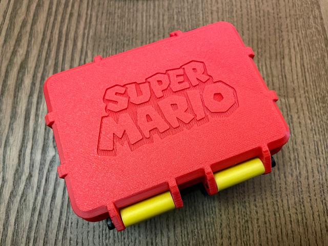 Super Mario Uno Card Box Lid 3D model thumbnail