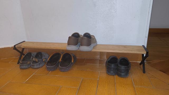 Simple Shoe Shelf 3D model thumbnail
