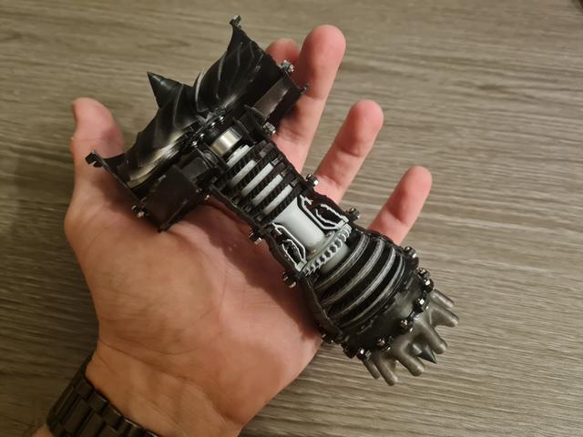 Jet Engine 40% scale 3D model thumbnail