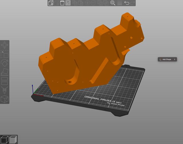 Prusacaster Core > Updated Thomann Parts & Straightness Correction 3D model thumbnail