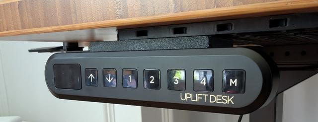 Uplift Desk Keypad Underware mount 3D model thumbnail