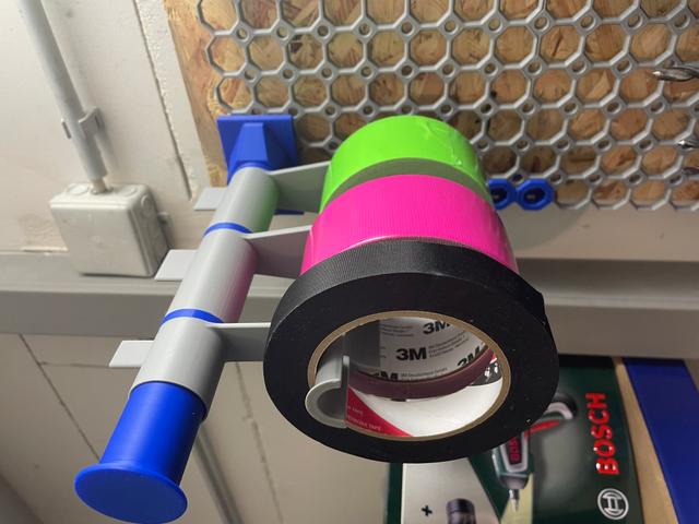 Multiboard - Modulare Tape Storage mount - Remix 3D model thumbnail
