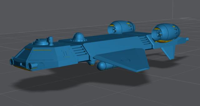 Interstellar Expeditions Survey Submarine  3D model thumbnail