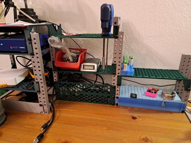 10 inch server rack 100 mm 3D model thumbnail
