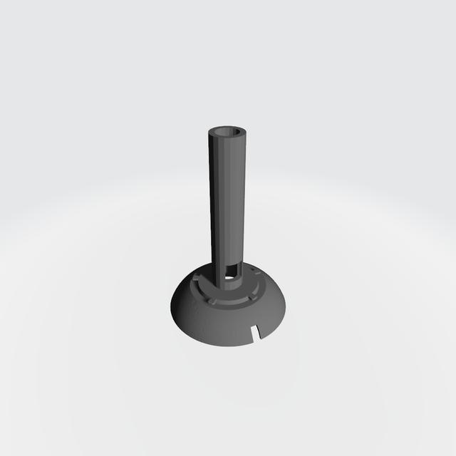 Moon Lamp base for LED Strip lights 3D model thumbnail