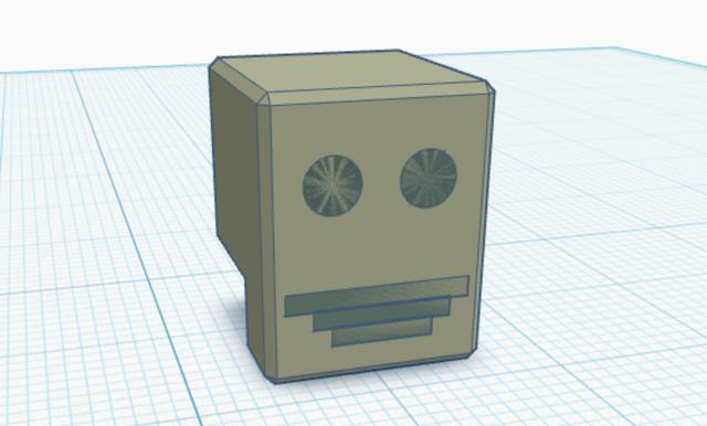 Happy Mini 13 face 3D model thumbnail