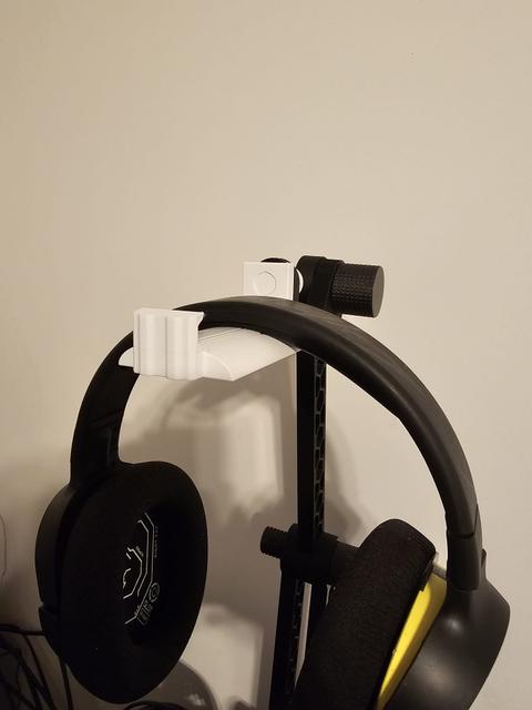 Headset hanger for Flexible & sturdy phone arm 3D model thumbnail