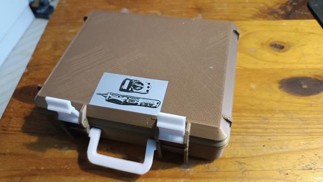 Case for cordless Parkside Solder (Akku Lötkolben) + Multimeter 3D model thumbnail