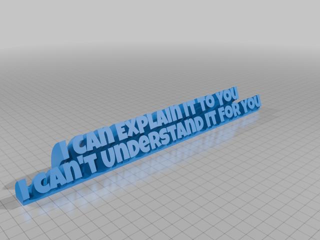 I Can Explain It To You 3D model thumbnail