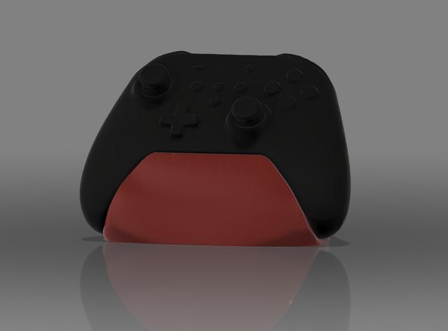 Minimalistic GuliKit Kingkong 2 Pro Controller Stand 3D model thumbnail