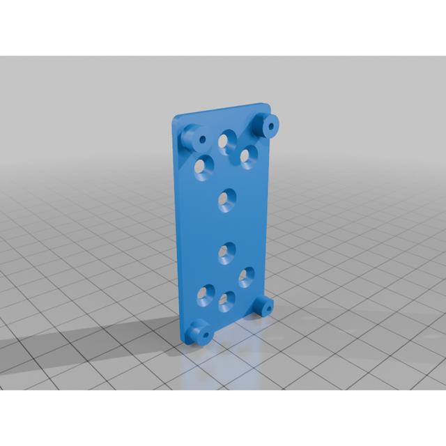 RAK19007 Grid Board low-profile Mount 3D model thumbnail