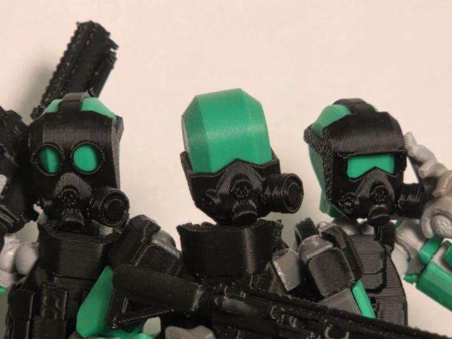 Removable Gas Masks For Dummy 13 (PMK-4) 3D model thumbnail